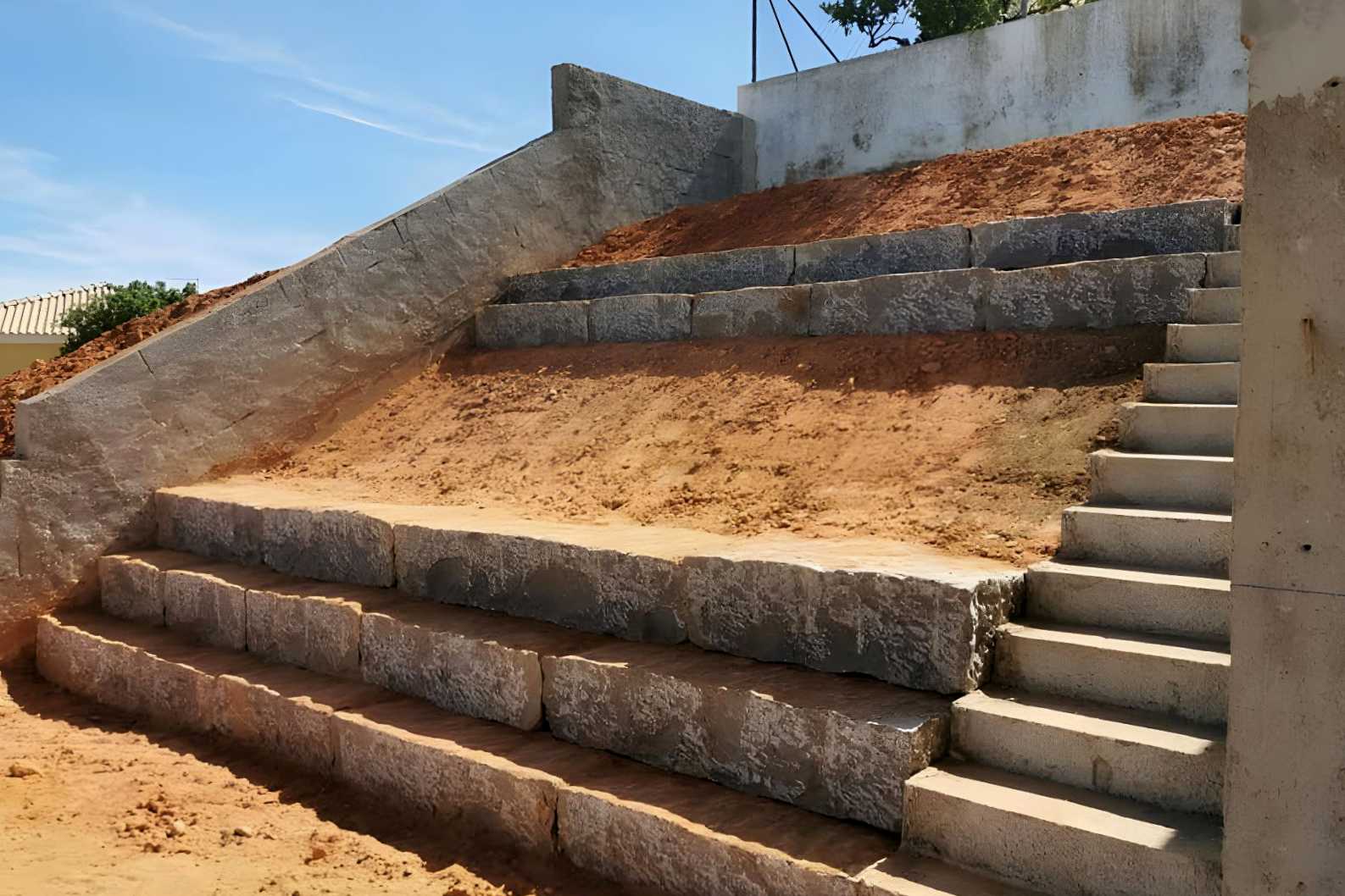 Portal da Pedra muros de pedra