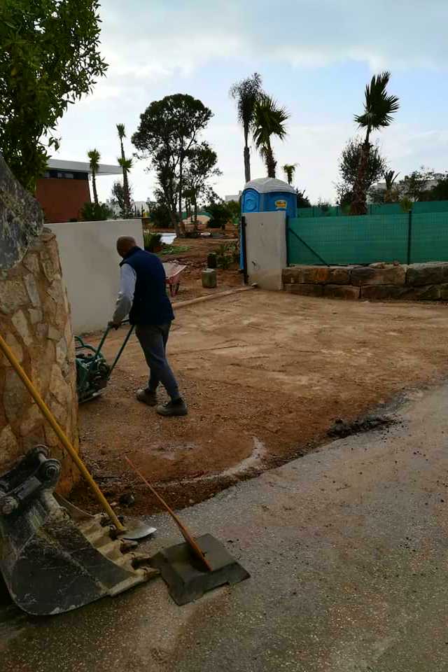 Portal da Pedra obras de exterior