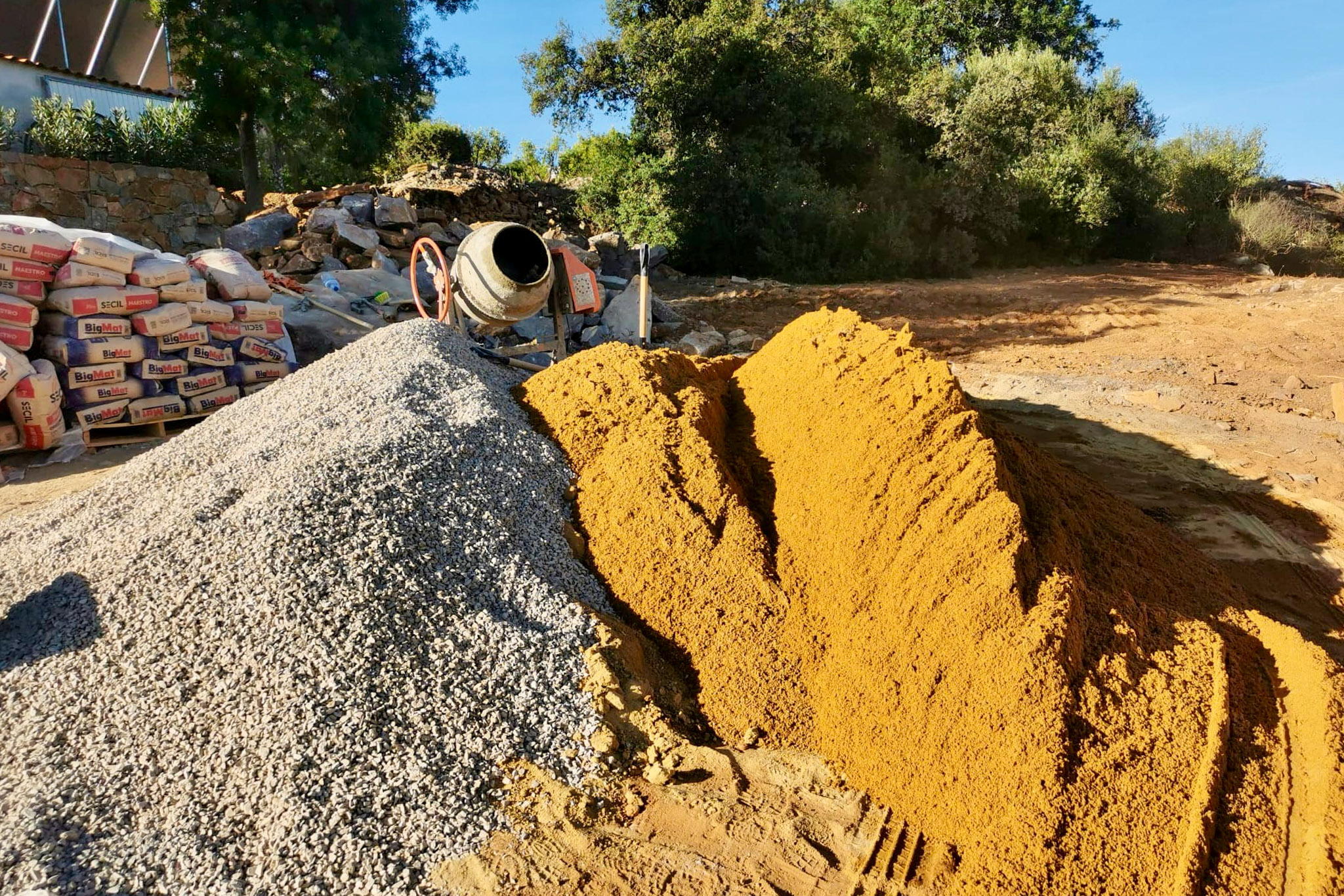 Portal da Pedra materiais de construção